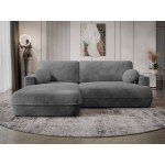 Γωνιακός Καναπές Fuego-Αριστερή-Ανθρακί