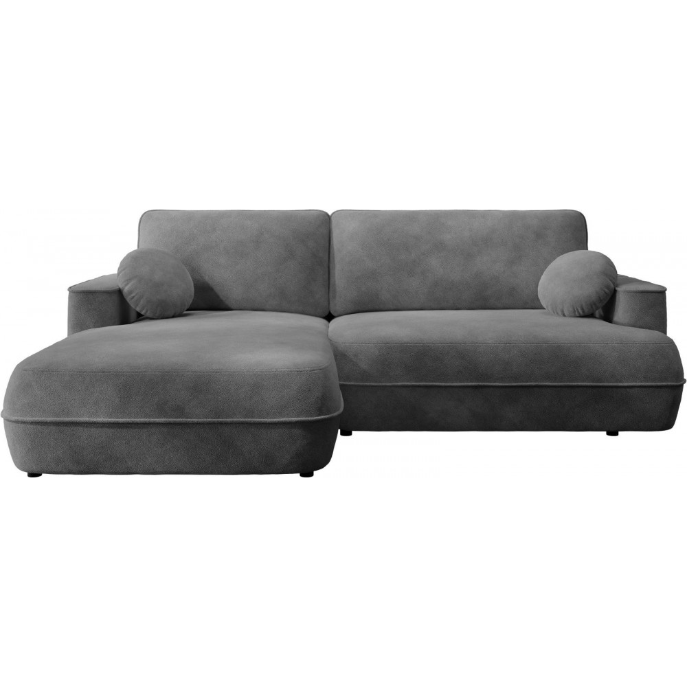 Γωνιακός Καναπές Fuego-Αριστερή-Ανθρακί