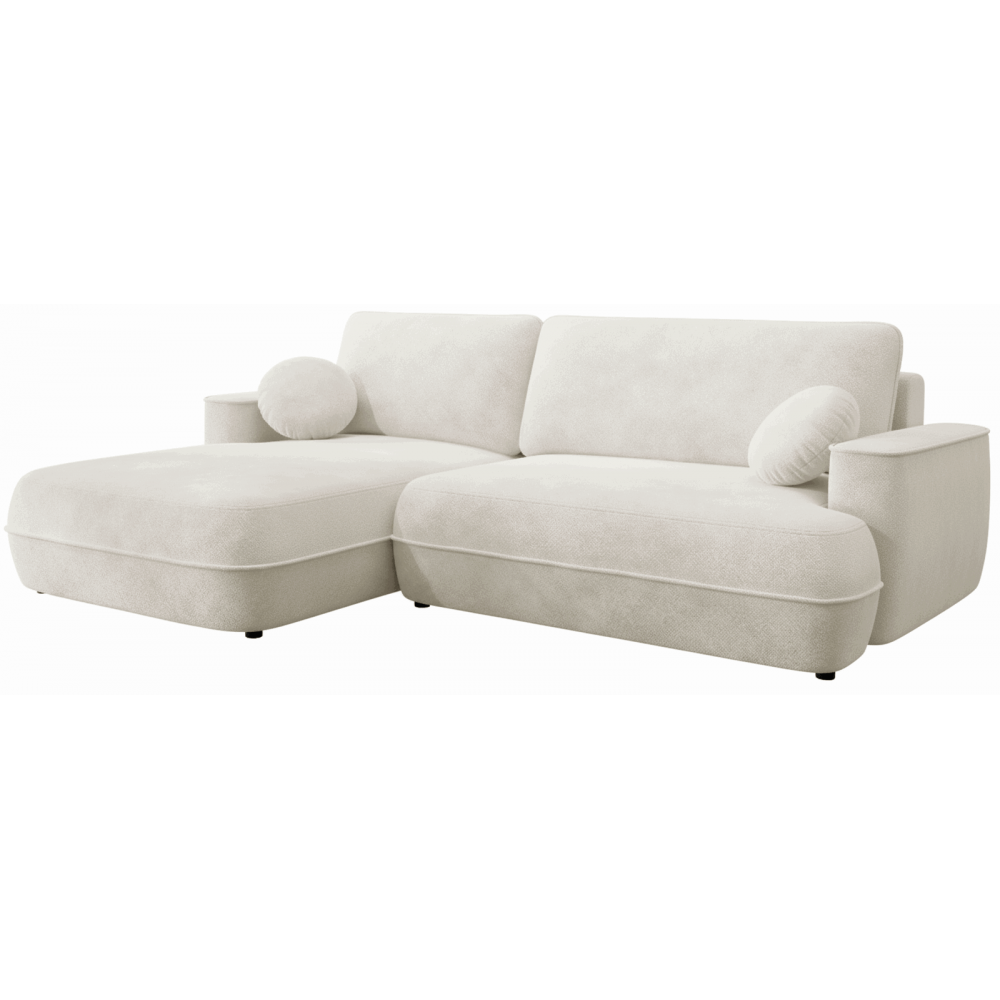 Γωνιακός Καναπές Fuego-Αριστερή-Λευκό