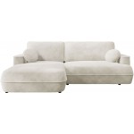 Γωνιακός Καναπές Fuego-Αριστερή-Λευκό