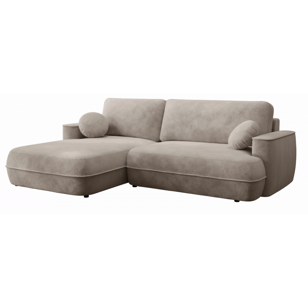 Γωνιακός Καναπές Fuego-Αριστερή-Μπεζ