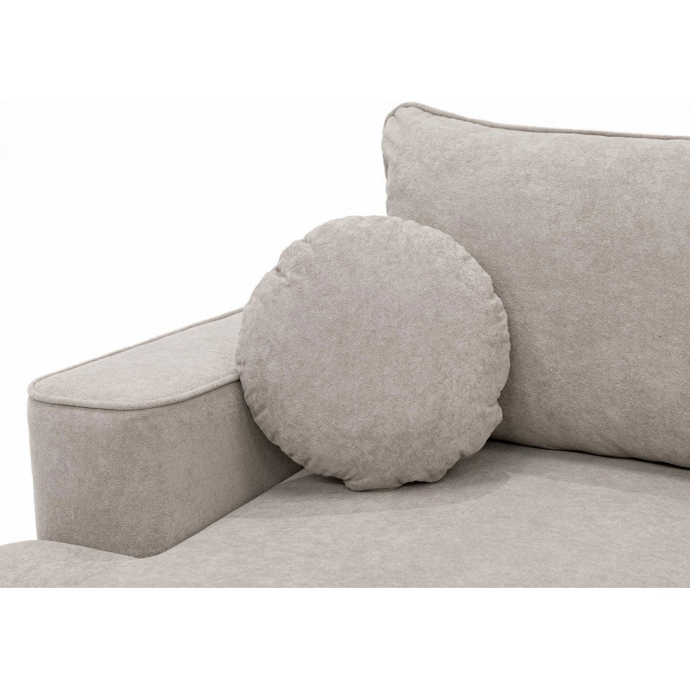 Γωνιακός Καναπές Fuego-Αριστερή-Μπεζ