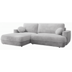 Γωνιακός Καναπές Fuego-Αριστερή-Γκρι Ανοιχτό