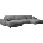 Γωνιακός Καναπές Fuego U-Ανθρακί