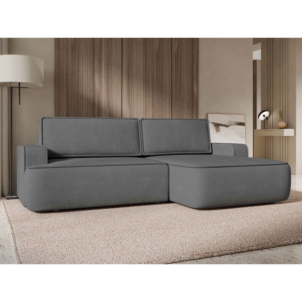 Γωνιακός καναπές Mono-Ανθρακί-Δεξιά