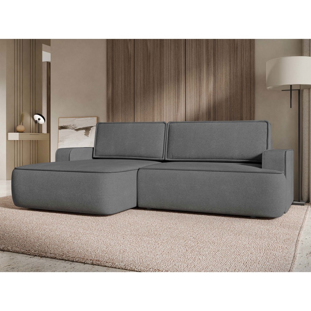 Γωνιακός καναπές Mono-Ανθρακί-Αριστερή