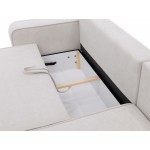 Γωνιακός καναπές Mono-Λευκό-Δεξιά