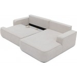 Γωνιακός καναπές Mono-Λευκό-Αριστερή