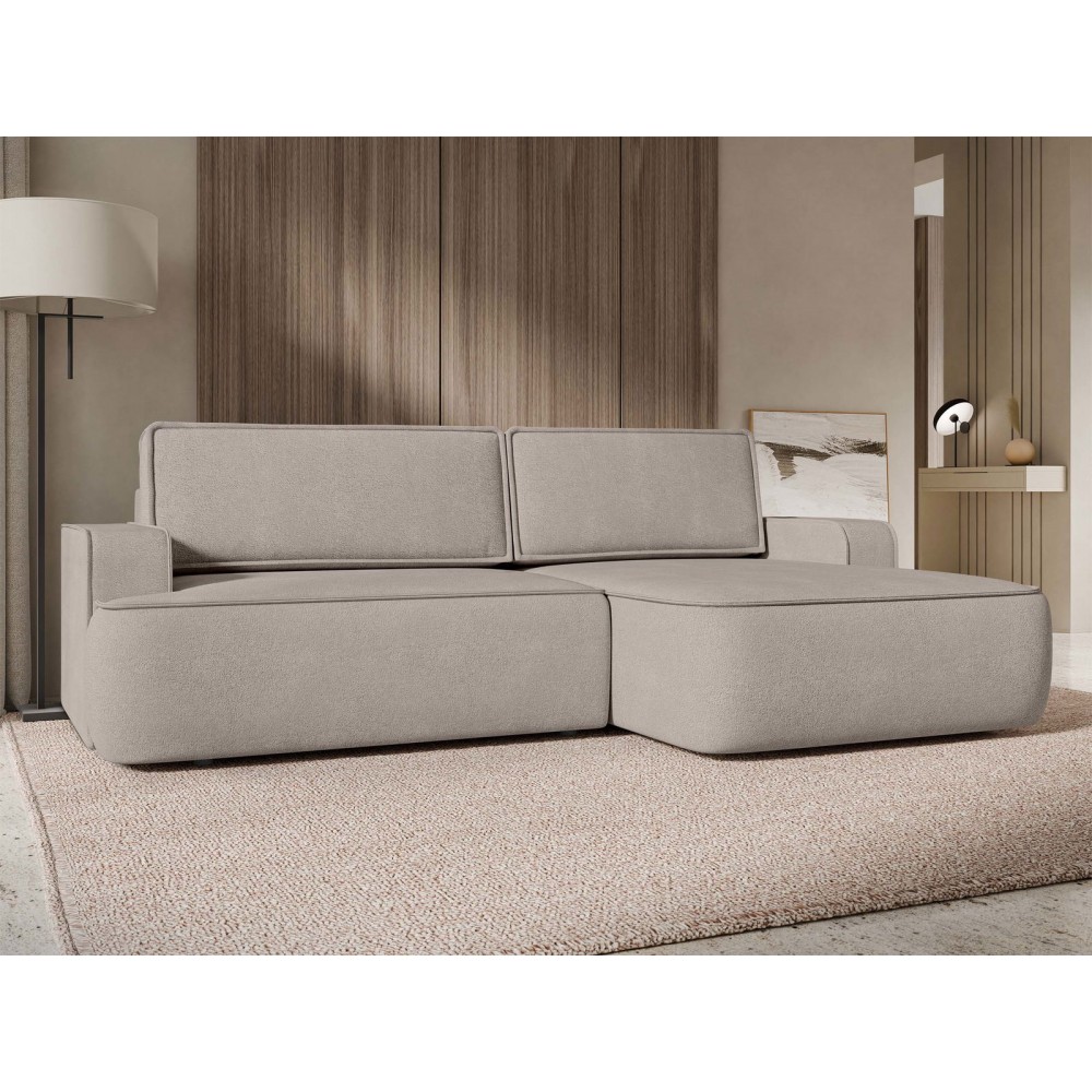 Γωνιακός καναπές Mono-Μπεζ-Δεξιά