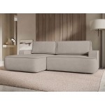 Γωνιακός καναπές Mono-Μπεζ-Αριστερή