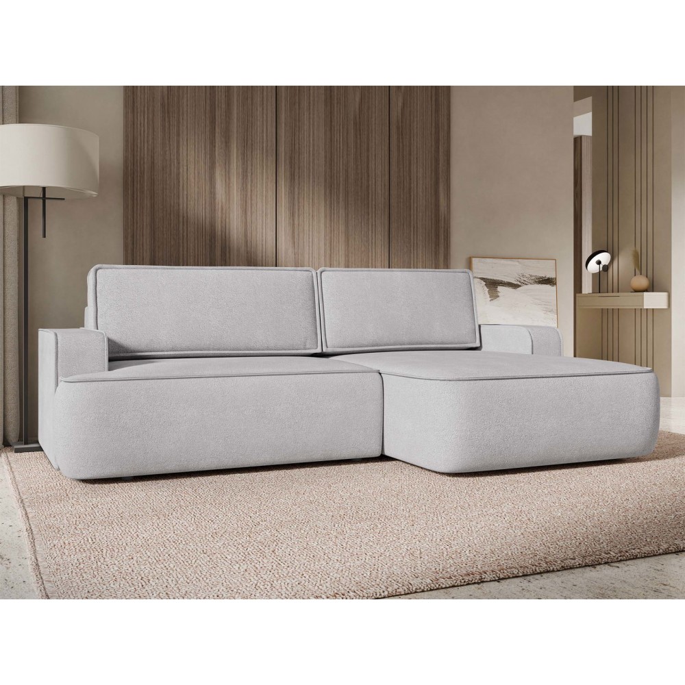 Γωνιακός καναπές Mono-Γκρι Ανοιχτό-Δεξιά