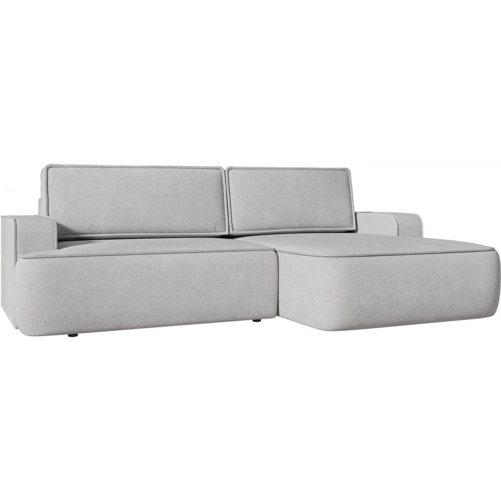 Γωνιακός καναπές Mono-Γκρι Ανοιχτό-Δεξιά