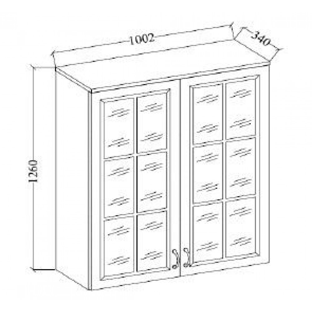 Βιτρίνα Yvette 2D