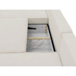 Γωνιακός καναπές Mono U-Λευκό