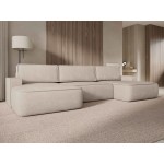 Γωνιακός καναπές Mono U-Μπεζ