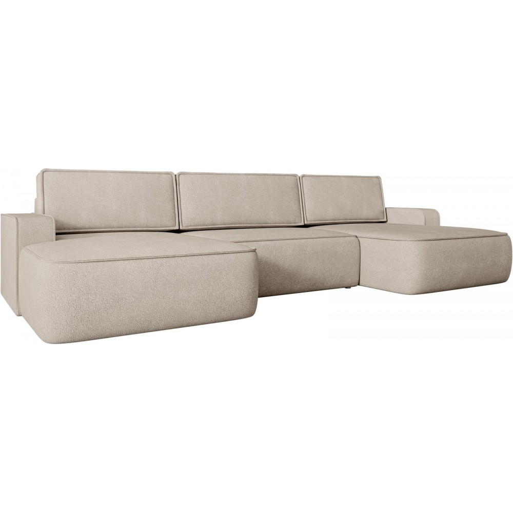 Γωνιακός καναπές Mono U-Μπεζ