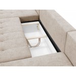 Γωνιακός καναπές Fabio U-Μπεζ