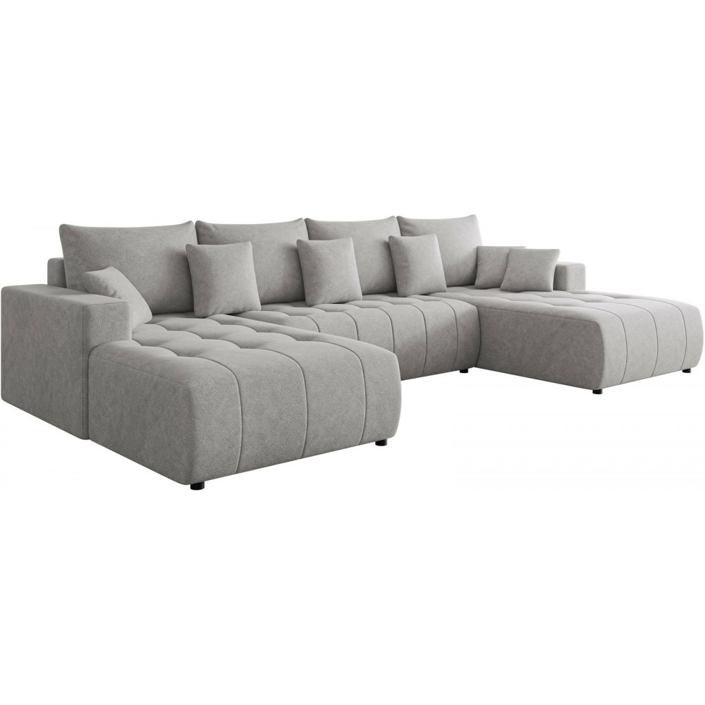 Γωνιακός καναπές Fabio U-Γκρι Ανοιχτό