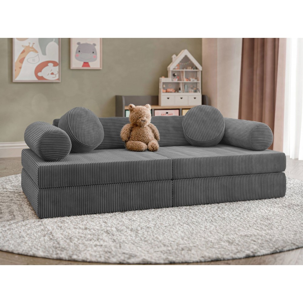 Καναπές - κρεβάτι Adell-Γκρι