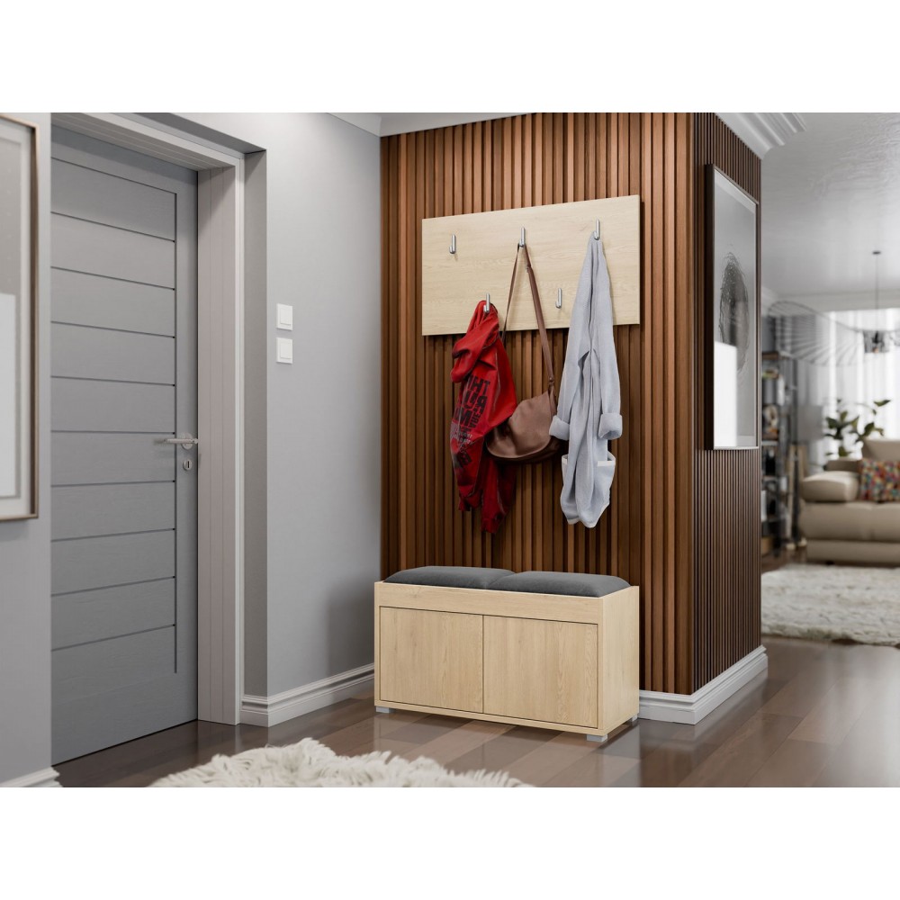 Έπιπλο υποδοχής Gesita-Φυσικό - Γκρι