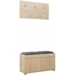 Έπιπλο υποδοχής Gesita-Φυσικό - Γκρι