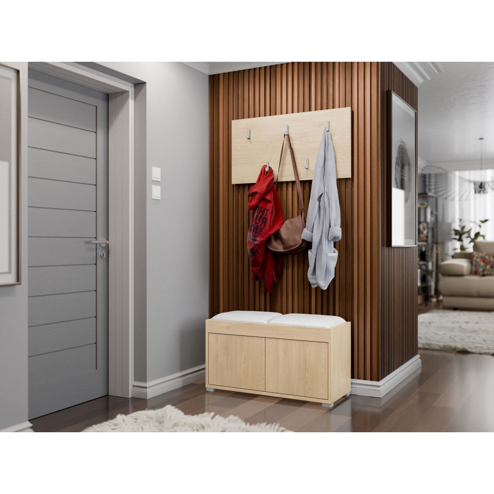 Έπιπλο υποδοχής Gesita-Φυσικό - Λευκό