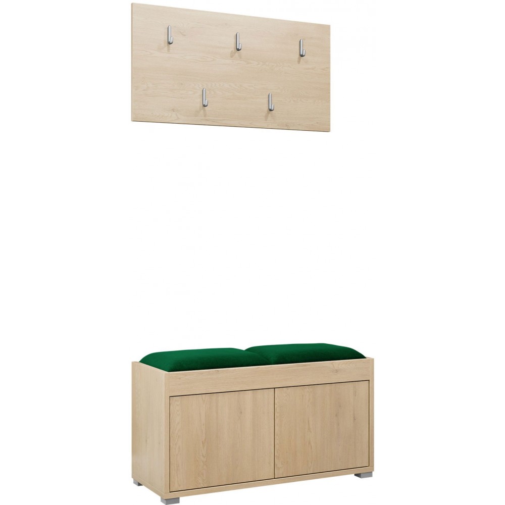 Έπιπλο υποδοχής Gesita-Φυσικό - Πράσινο