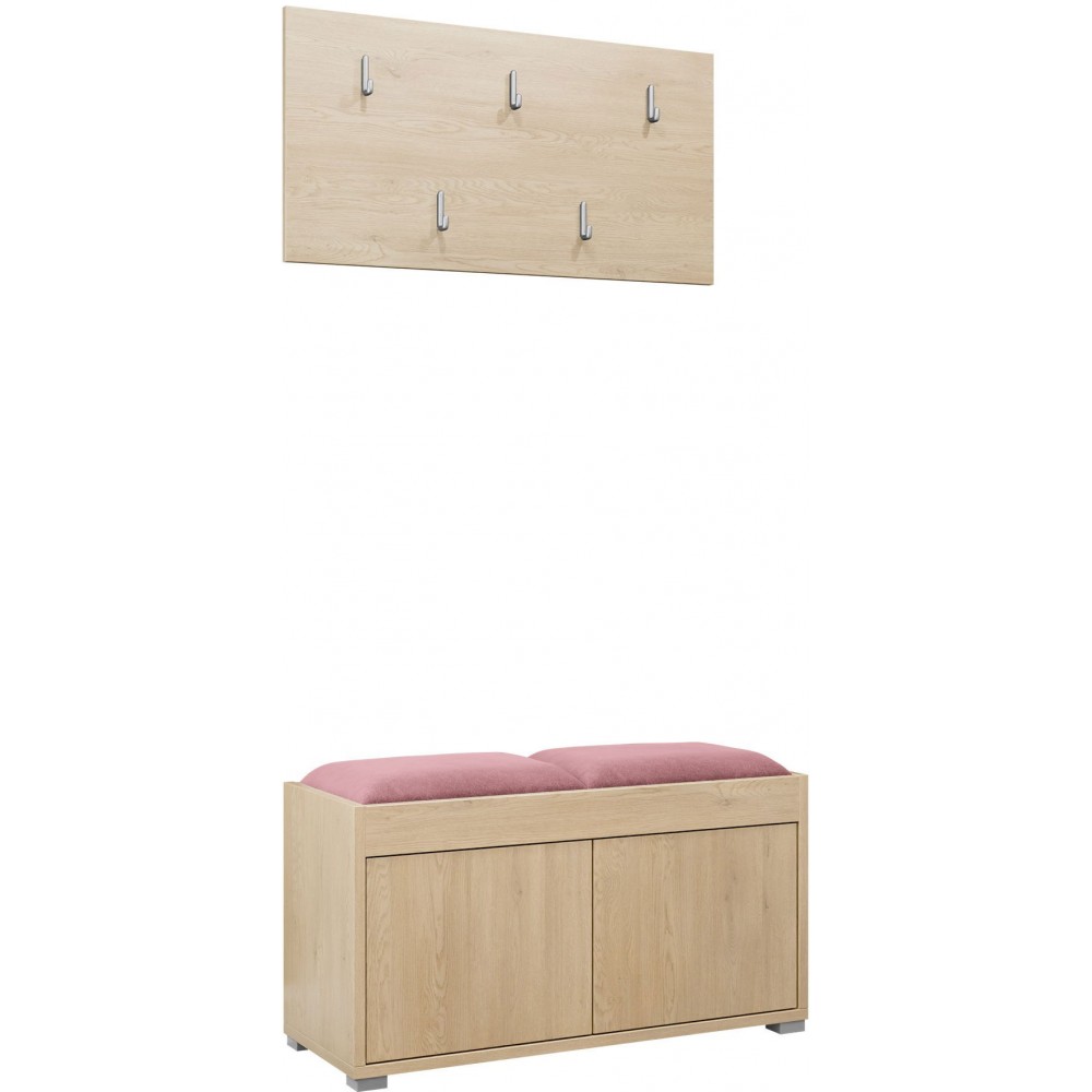 Έπιπλο υποδοχής Gesita-Φυσικό - Ροζ