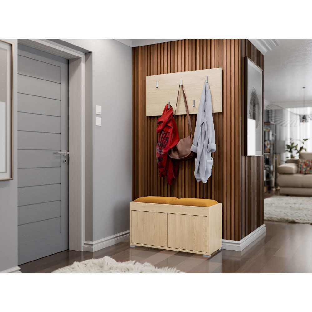 Έπιπλο υποδοχής Gesita-Φυσικό - Πορτοκαλί