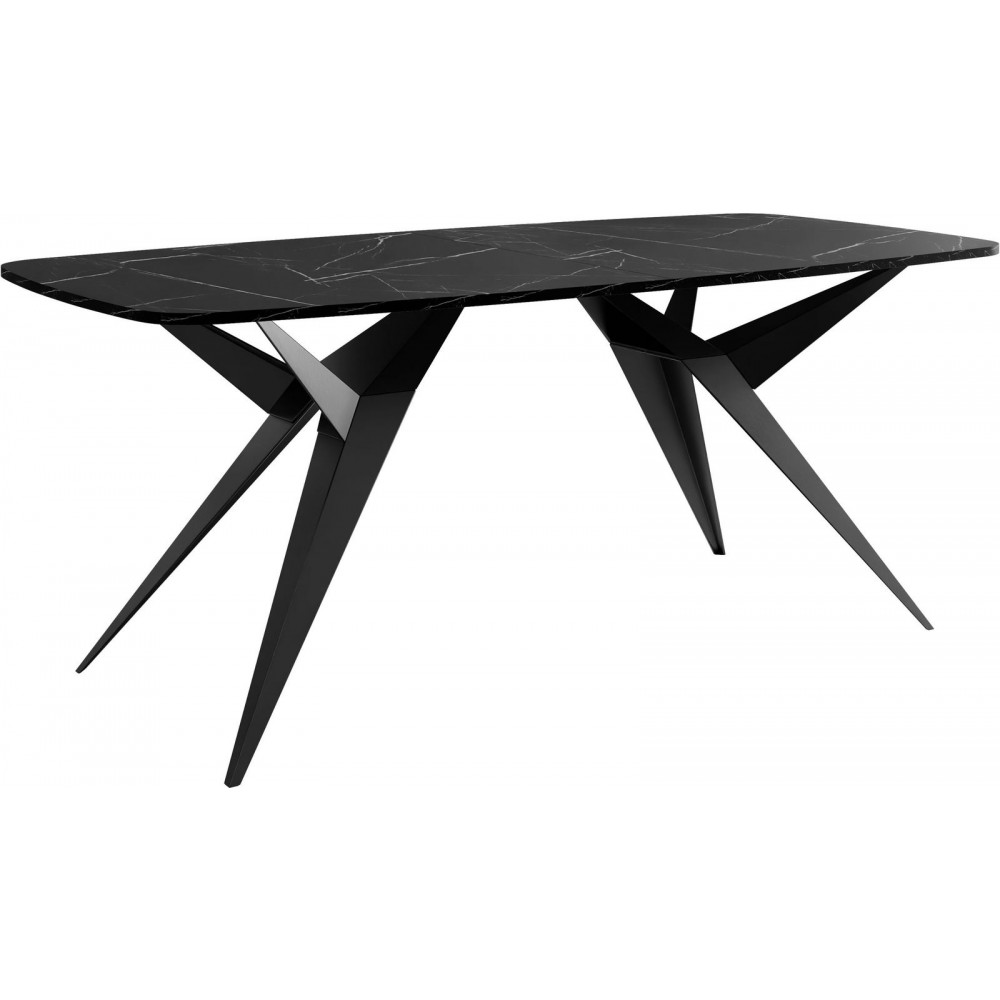 Τραπέζι Axis επεκτεινόμενο-Μαύρο Μάρμαρο
