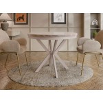 Τραπέζι Edder 100 επεκτεινόμενο-Φυσικό-Cashmere