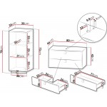 Σετ μπάνιου Gariano IV-Λευκό