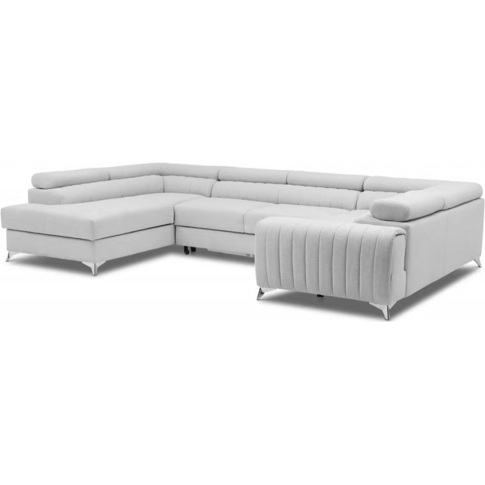 Γωνιακός καναπές Lola-Αριστερή-Λευκό