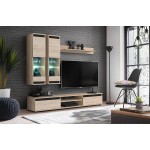 Σύνθετο σαλονιού Musa-Cashmere 175x37x150