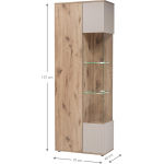 Βιτρίνα Tinker 70x40x197