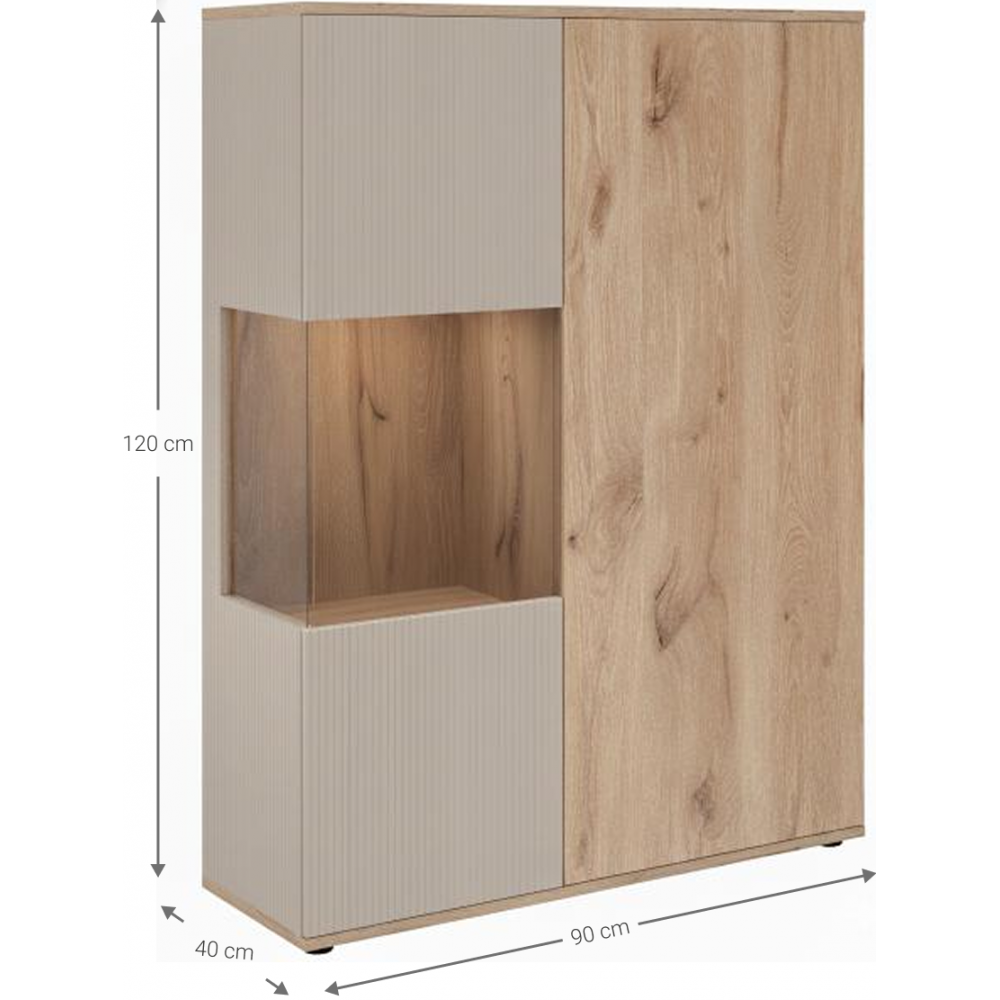 Βιτρίνα Tinker Mini 90x40x120