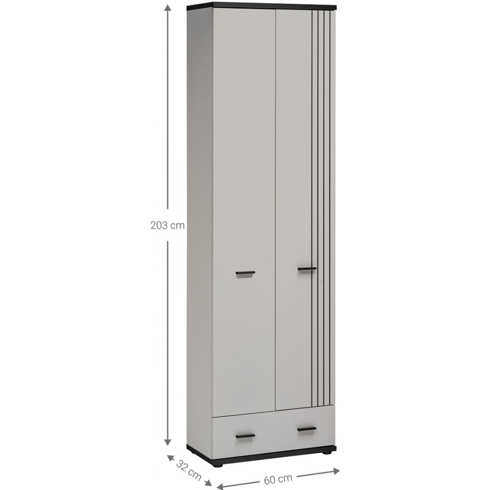 Γκαρνταρόμπα Mirox 60x32x203