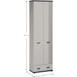 Γκαρνταρόμπα Mirox 60x32x203
