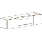 Κρεμαστό Έπιπλο Τηλεόρασης Fly-Φυσικό 160x40x40
