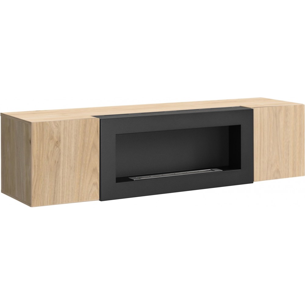 Κρεμαστό Έπιπλο Τηλεόρασης Fly-Φυσικό 160x40x40