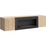 Κρεμαστό Έπιπλο Τηλεόρασης Fly-Φυσικό 160x40x40