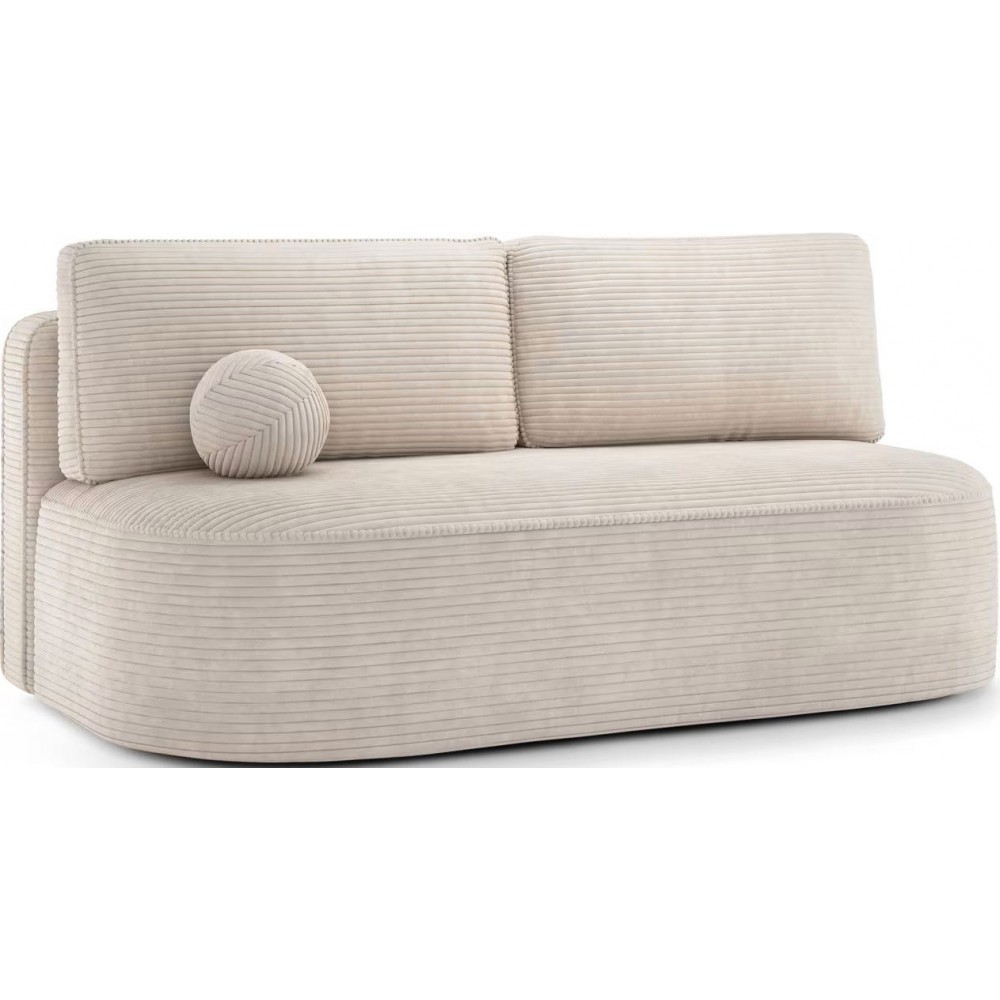 Καναπές - κρεβάτι Opaline διθέσιος-Κρεμ