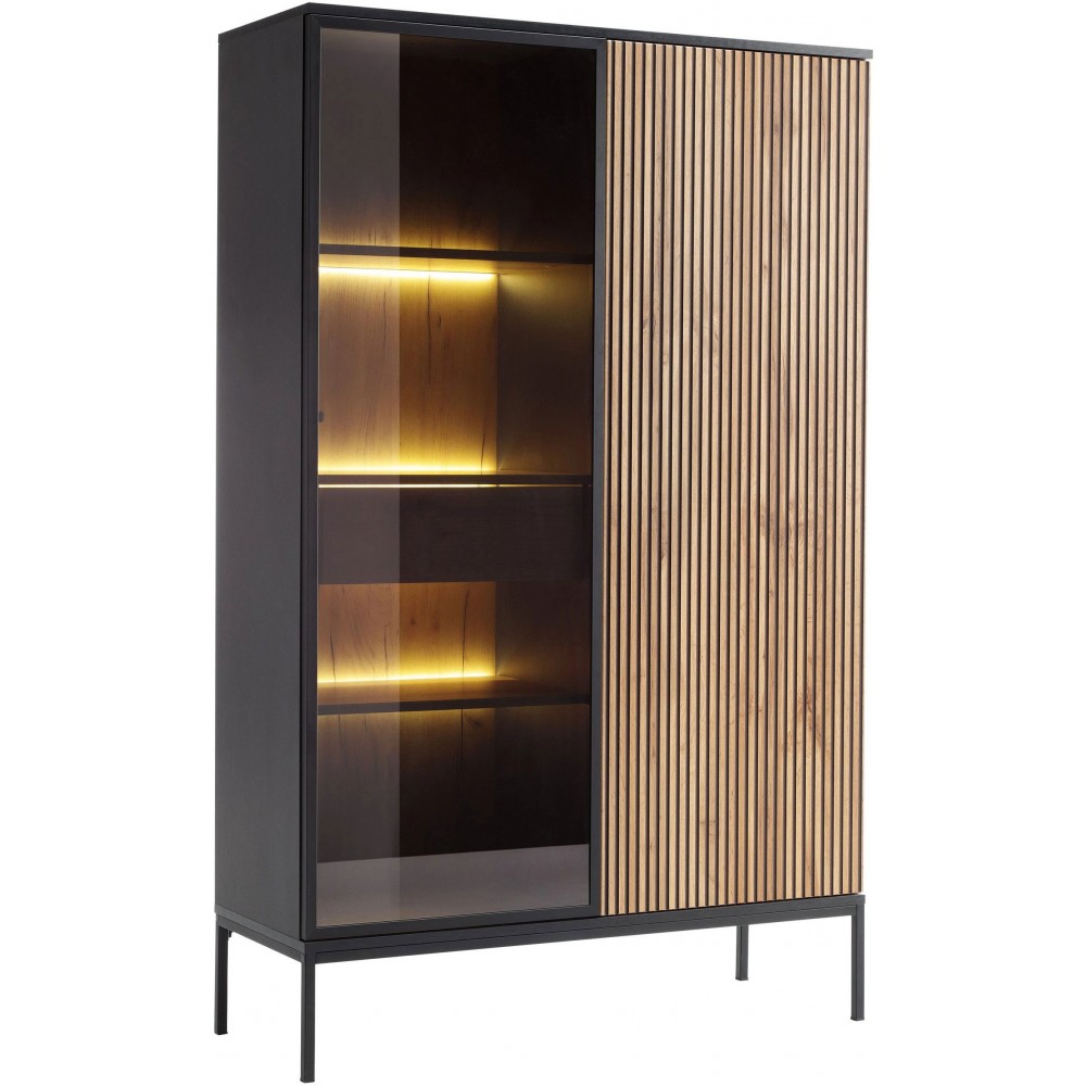 Βιτρίνα Sento-Φυσικό - Μαύρο