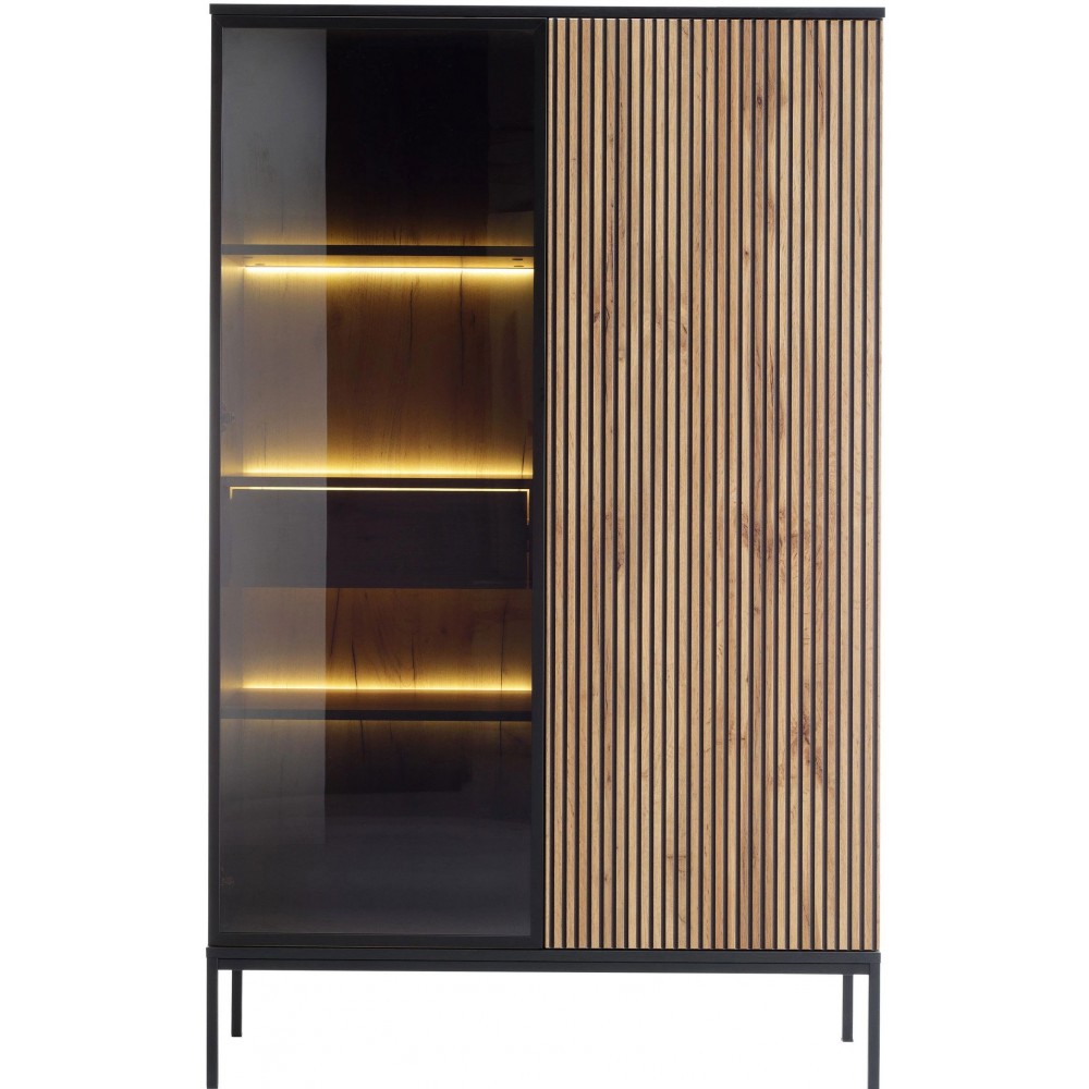 Βιτρίνα Sento-Φυσικό - Μαύρο