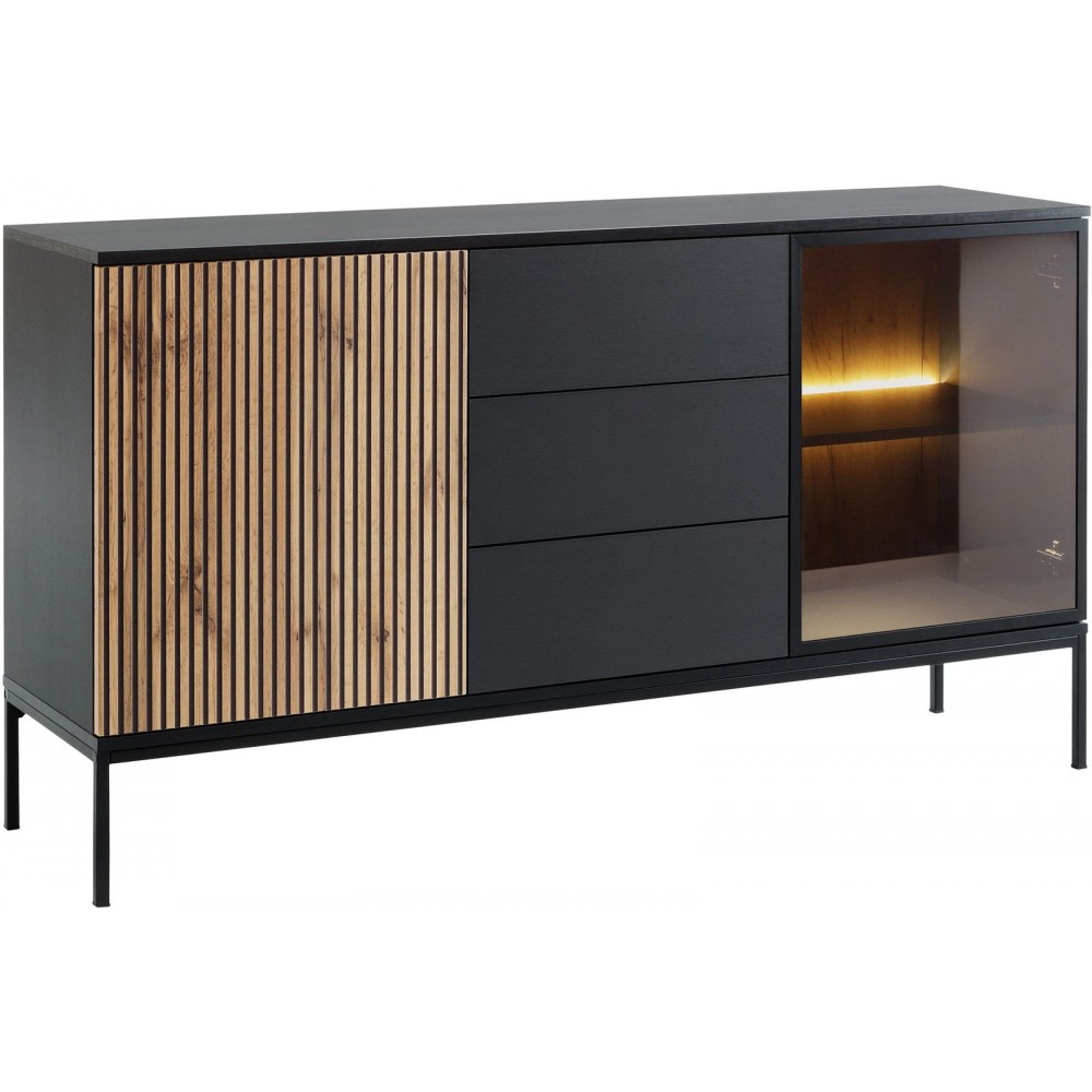 Μπουφές Sento KSZ154-Φυσικό - Μαύρο