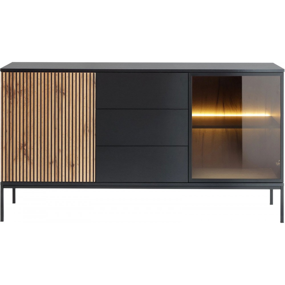 Μπουφές Sento KSZ154-Φυσικό - Μαύρο