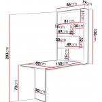 Αναδιπλούμενο τραπέζι Abi-Φυσικό