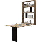 Αναδιπλούμενο τραπέζι Abi-Φυσικό - Μαύρο