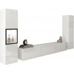 Σύνθεση σαλονιού Berlin III-Λευκό