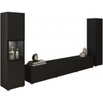 Σύνθεση σαλονιού Berlin III-Μαύρο